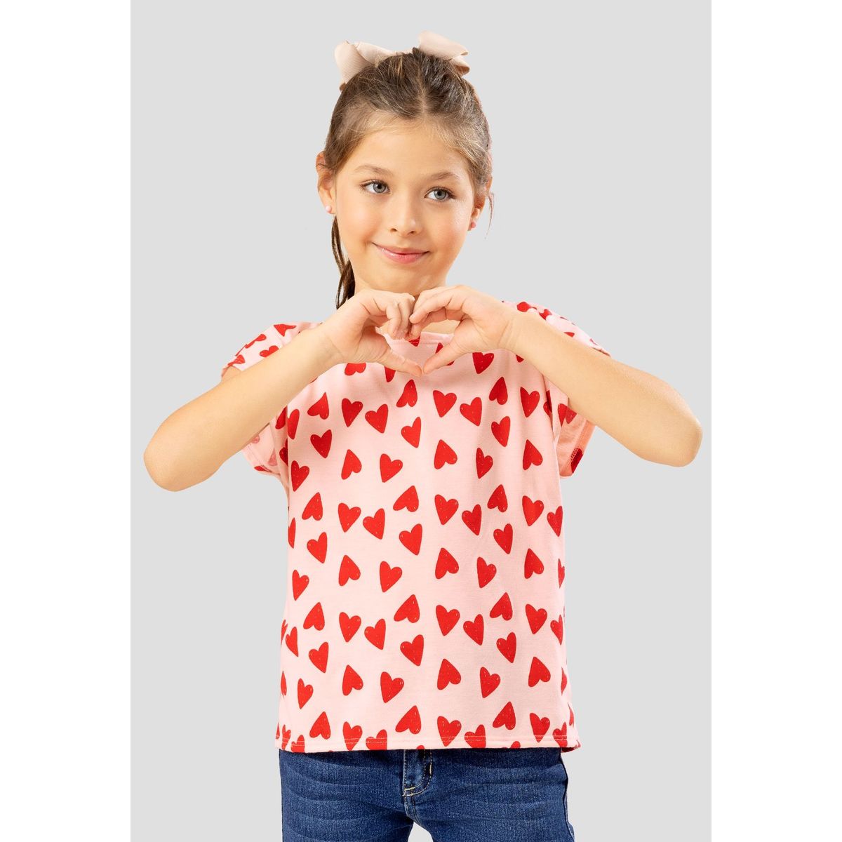 MARKETING PERSONAL - Camiseta Infantil Femenino Estampado Mp 108199