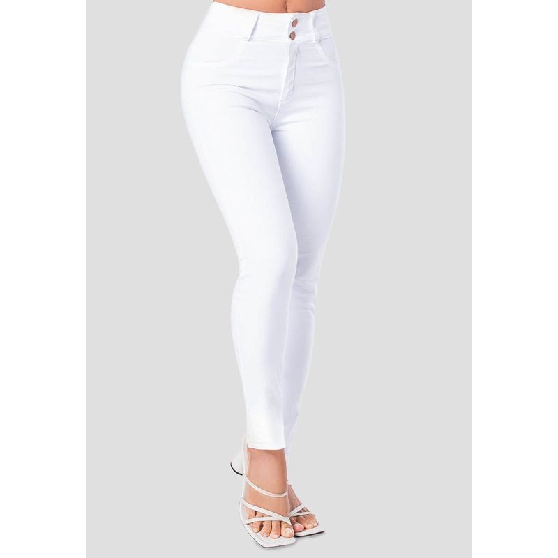 MARKETING PERSONAL - Pantalón Mujer Blanco Mp 89814