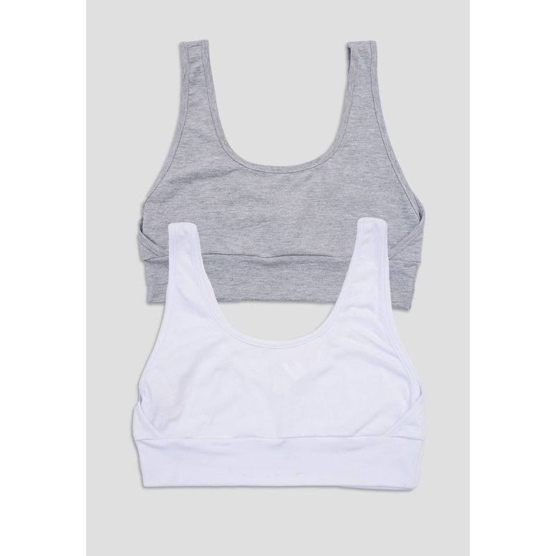 FORMAS INTIMAS - Top Paq X2 Mujer Bicolor Fi 110003