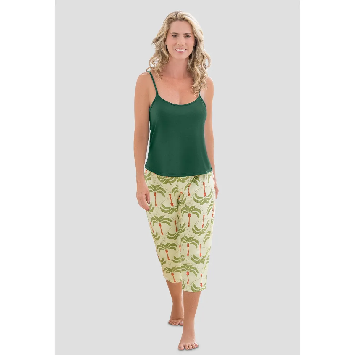 FORMAS INTIMAS - Pijama Mujer Verde Pino Fi 110110