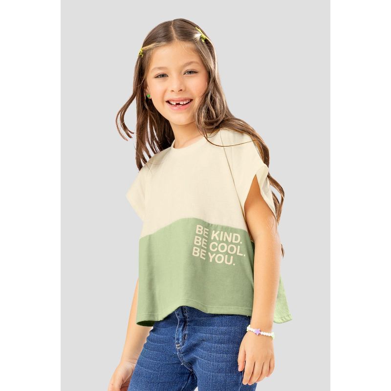 MARKETING PERSONAL - Camiseta Infantil Femenino Bicolor Mp 108195