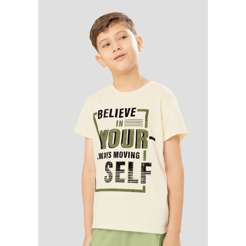 MARKETING PERSONAL - Camiseta Infantil Femenino Crema Mp 108198