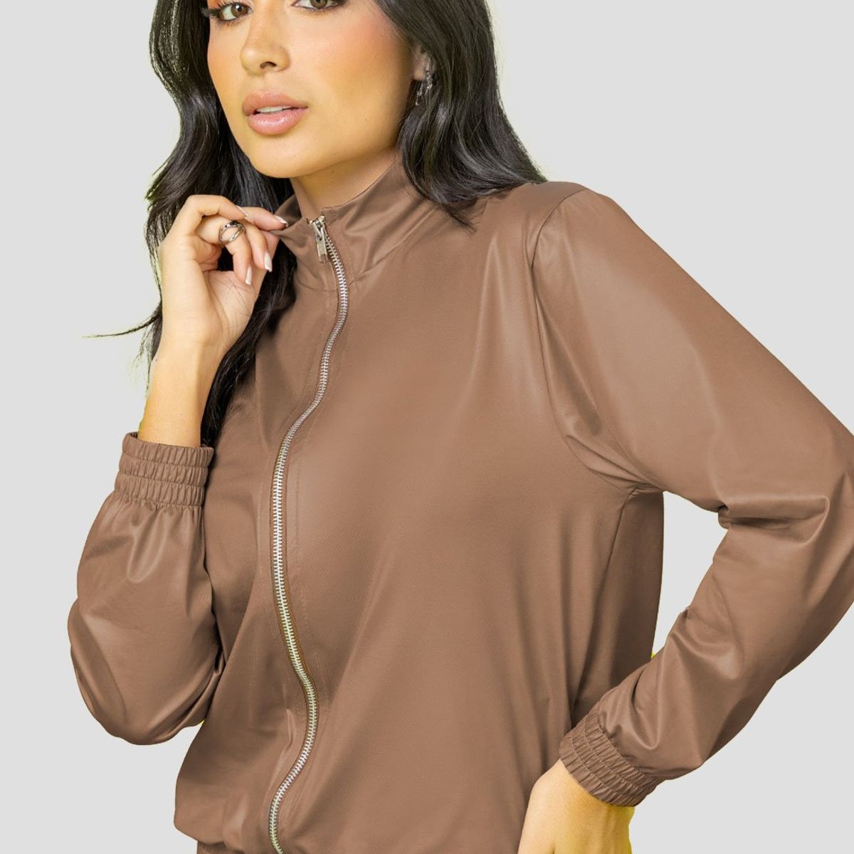 MARKETING PERSONAL - Chaqueta Mujer Chocolate Mp 108099