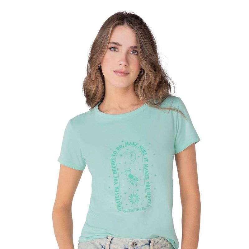 RUTTA - Camiseta Mujer Verde Rutta 9517
