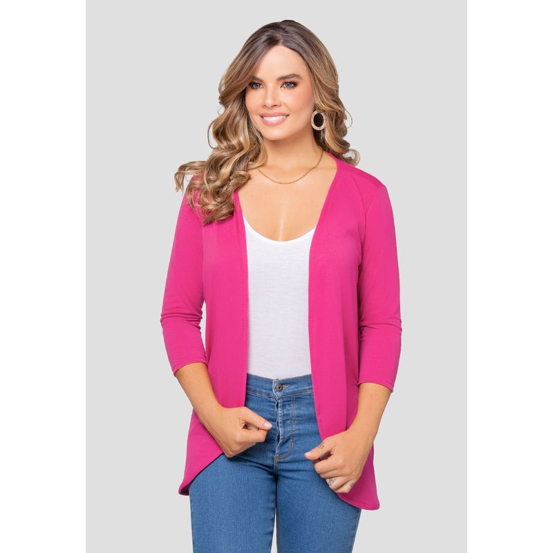 MARKETING PERSONAL - Cardigan Mujer Magenta Vivo Mp 105844