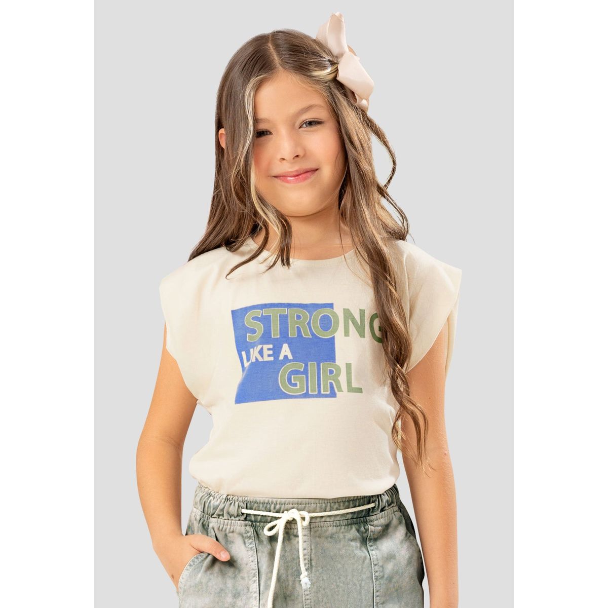 MARKETING PERSONAL - Blusa Infantil Femenino Crema Mp 108194