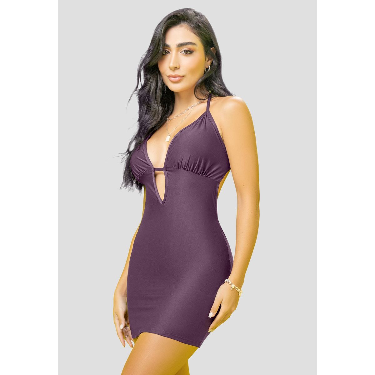 MARKETING PERSONAL - Vestido Mujer Vino Mp 108102