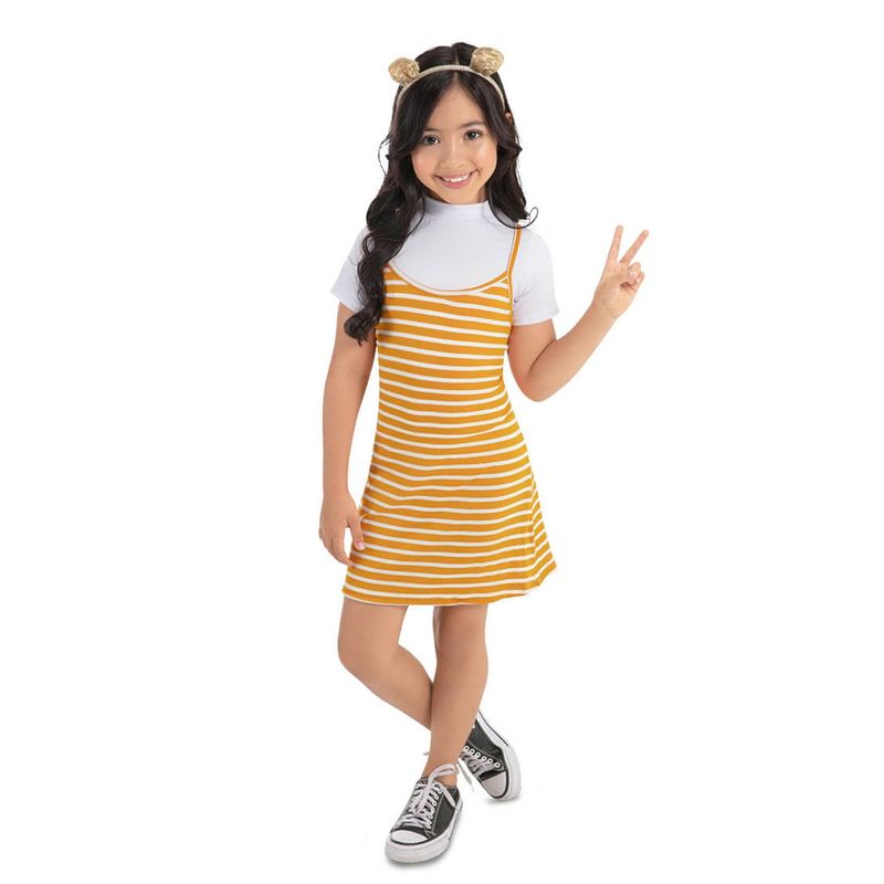 MARKETING PERSONAL - Conjunto Infantil Femenino Mostaza Mp 78889