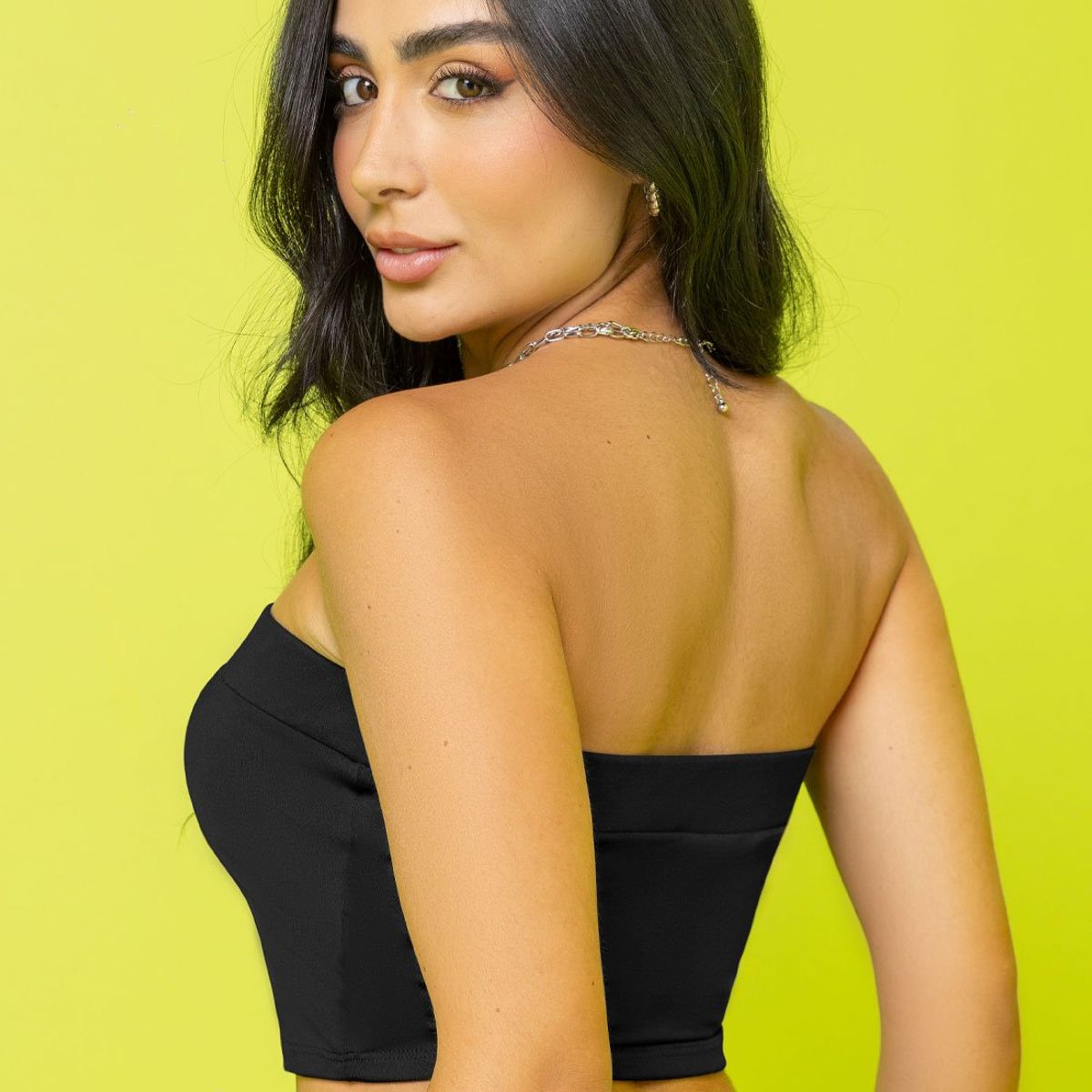 MARKETING PERSONAL - Crop Top Mujer Negro Mp 108098