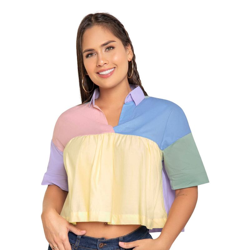 MARKETING PERSONAL - Camisa Mujer Multicolor Mp 91579