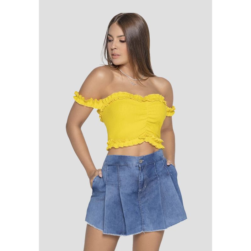 MARKETING PERSONAL - Camiseta Mujer Amarillo Mp 91860