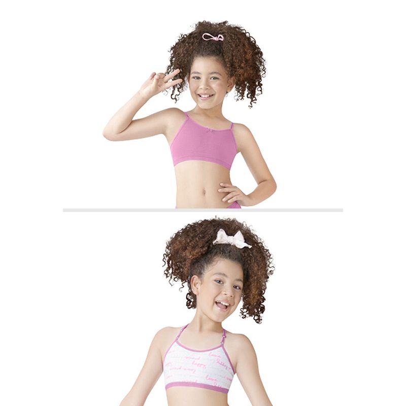 FORMAS INTIMAS - Top Paq X2 Infantil Femenino Rosado Fi 33836