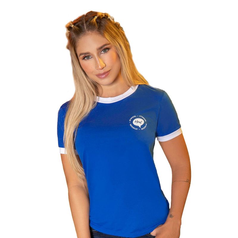 MARKETING PERSONAL - Camiseta Mujer Azul Mp 92669