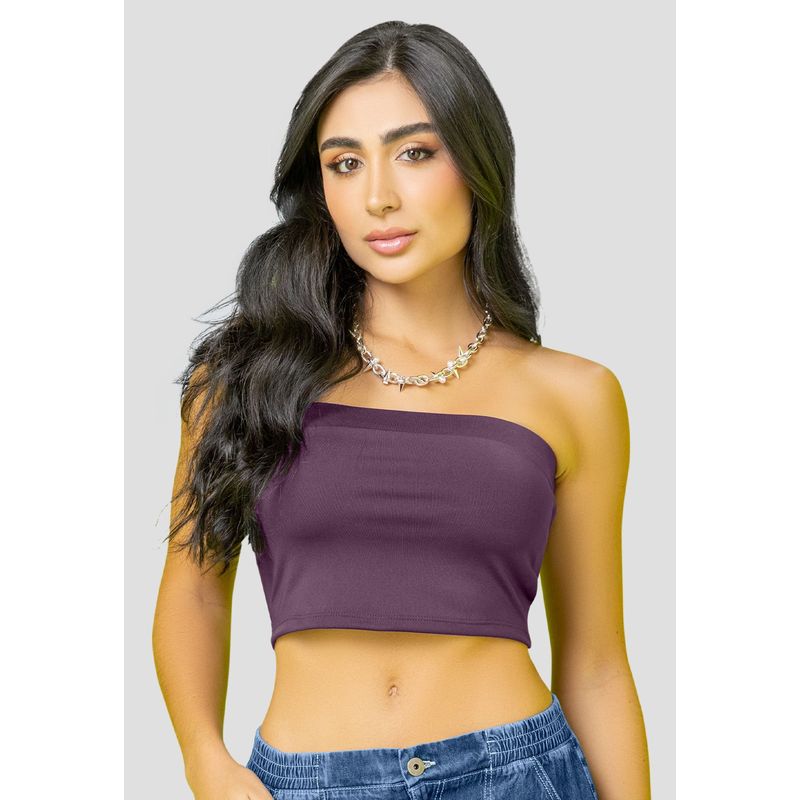 MARKETING PERSONAL - Crop Top Mujer Vino Mp 108098