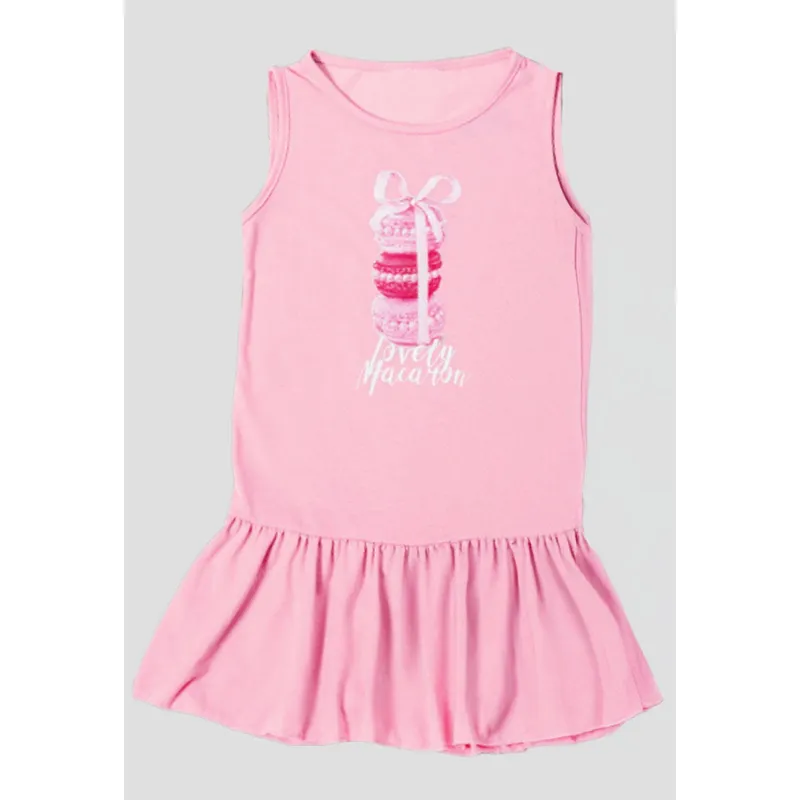 MARKETING PERSONAL - Vestido Infantil Femenino Rosado Mp 104103