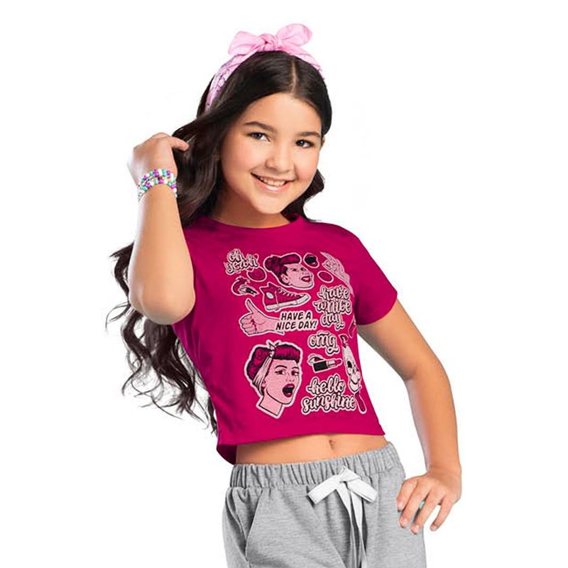 MARKETING PERSONAL - Blusa Infantil Femenino Fucsia Mp 79422