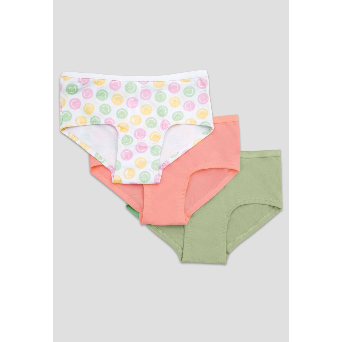 FORMAS INTIMAS - Cachetero Paq X3 Infantil Femenino Multicolor Fi 79154