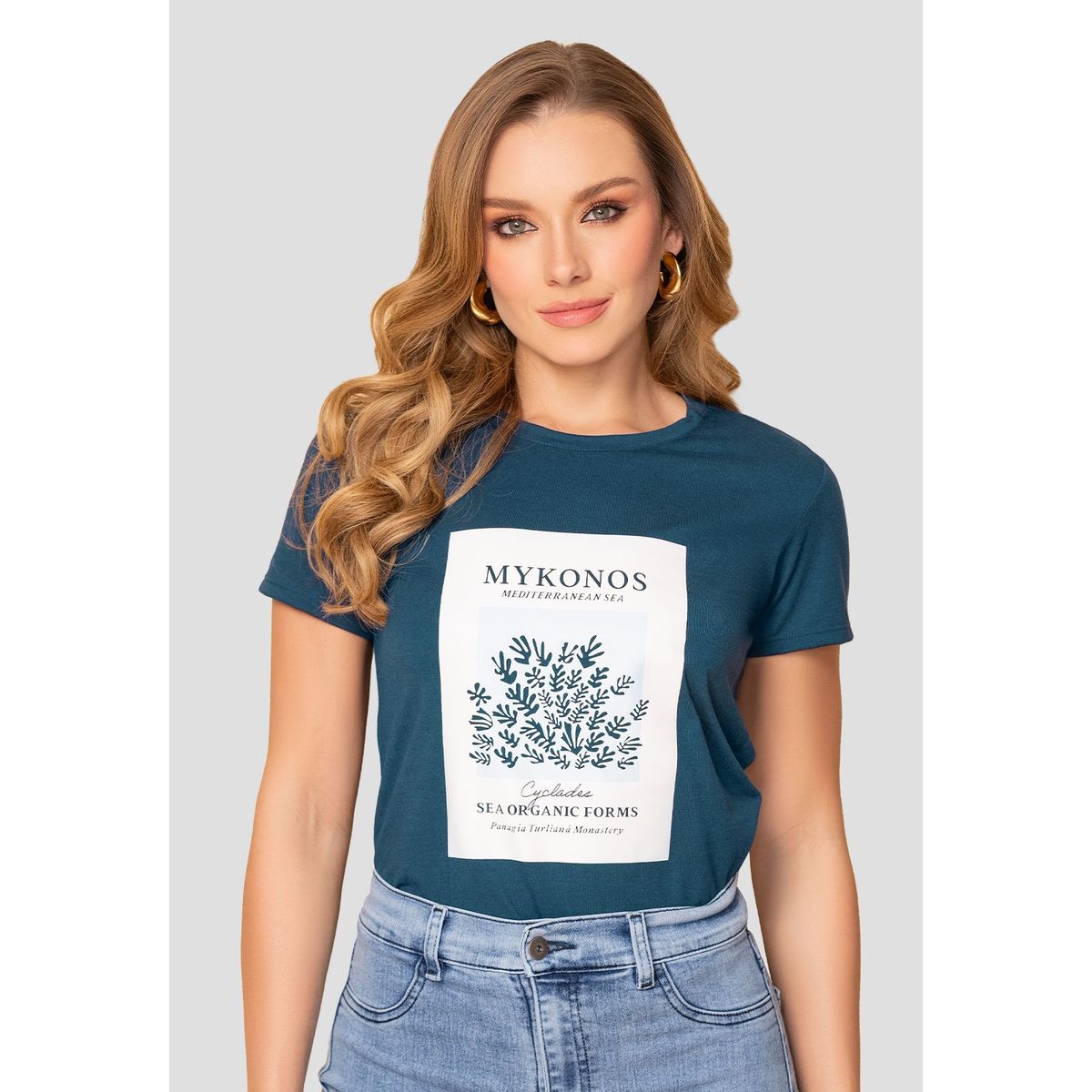 MARKETING PERSONAL - Camiseta Mujer Azul Profundo Mp 108317