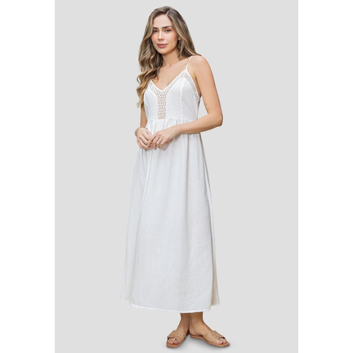 RUTTA - Vestido Largo Mujer Marfil Rutta 110715