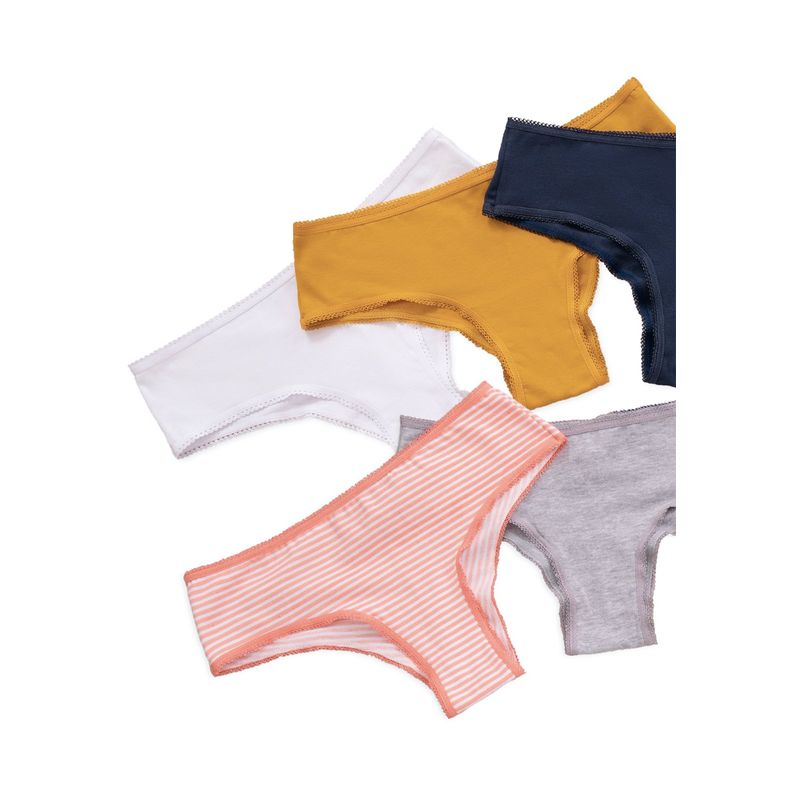 FORMAS INTIMAS - Cachetero Paq X5 Para Mujer Multicolor FI