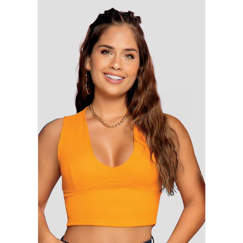 MARKETING PERSONAL - Camiseta Mujer Naranja Mp 9709