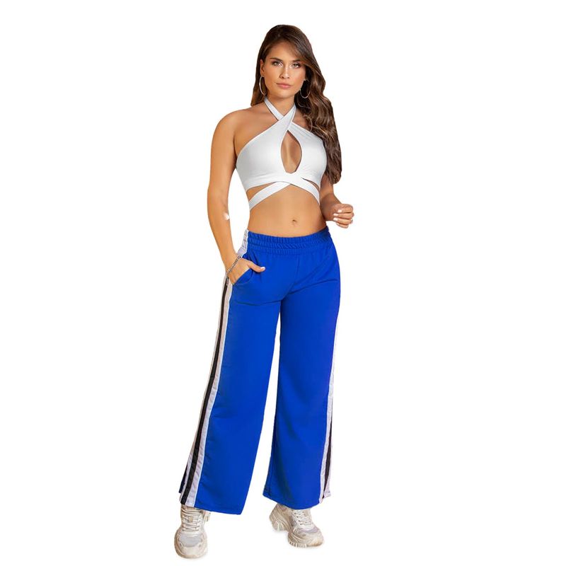 MARKETING PERSONAL - Pantalón Mujer Azul Mp 92445