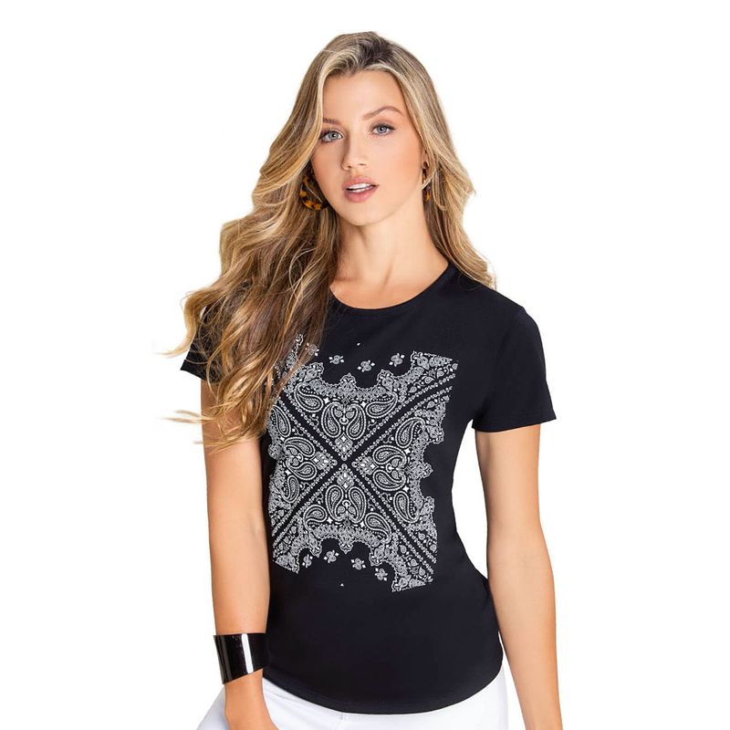 MARKETING PERSONAL - Camiseta Mujer Negro Mp 79439