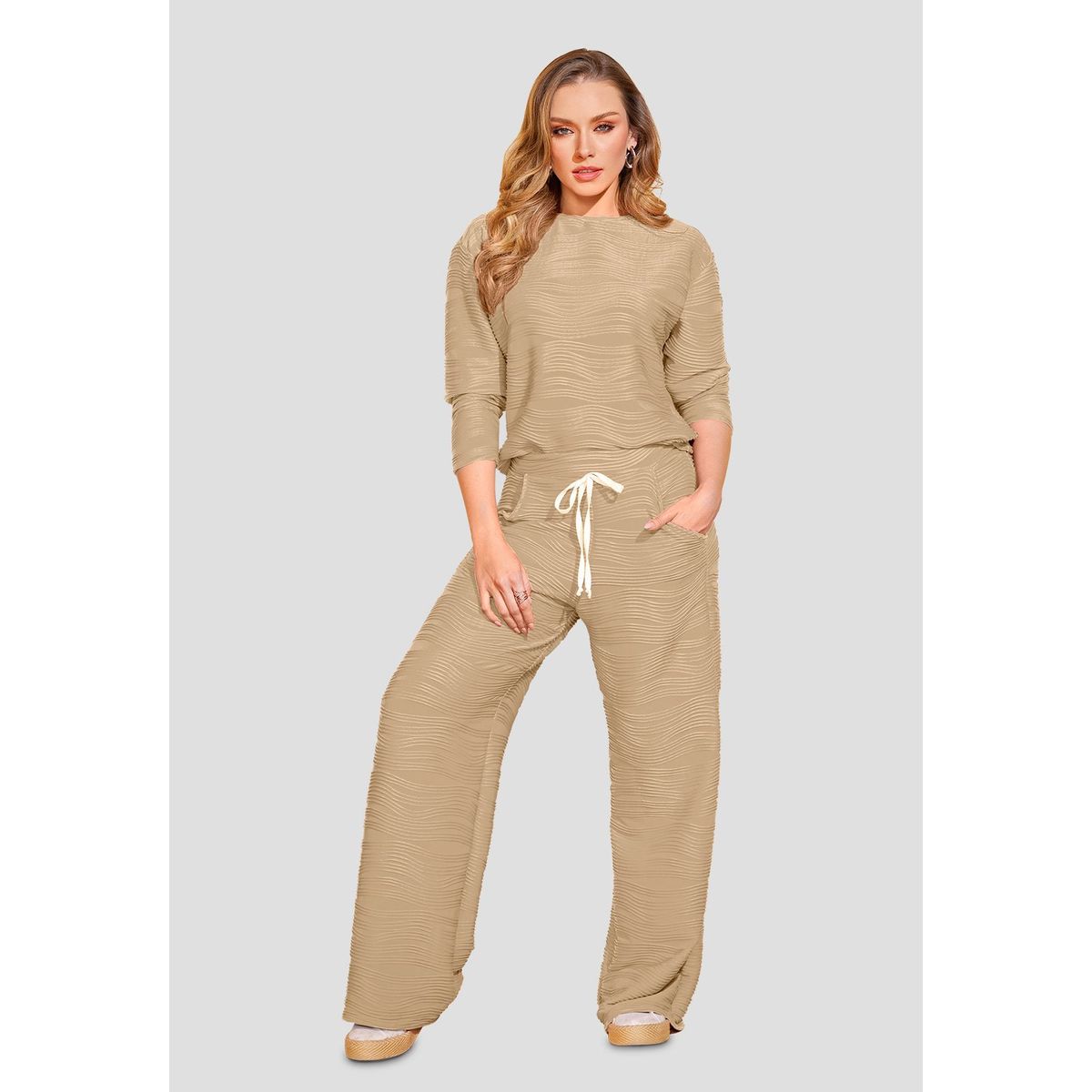 MARKETING PERSONAL - Conjunto Mujer Latte Mp 110241