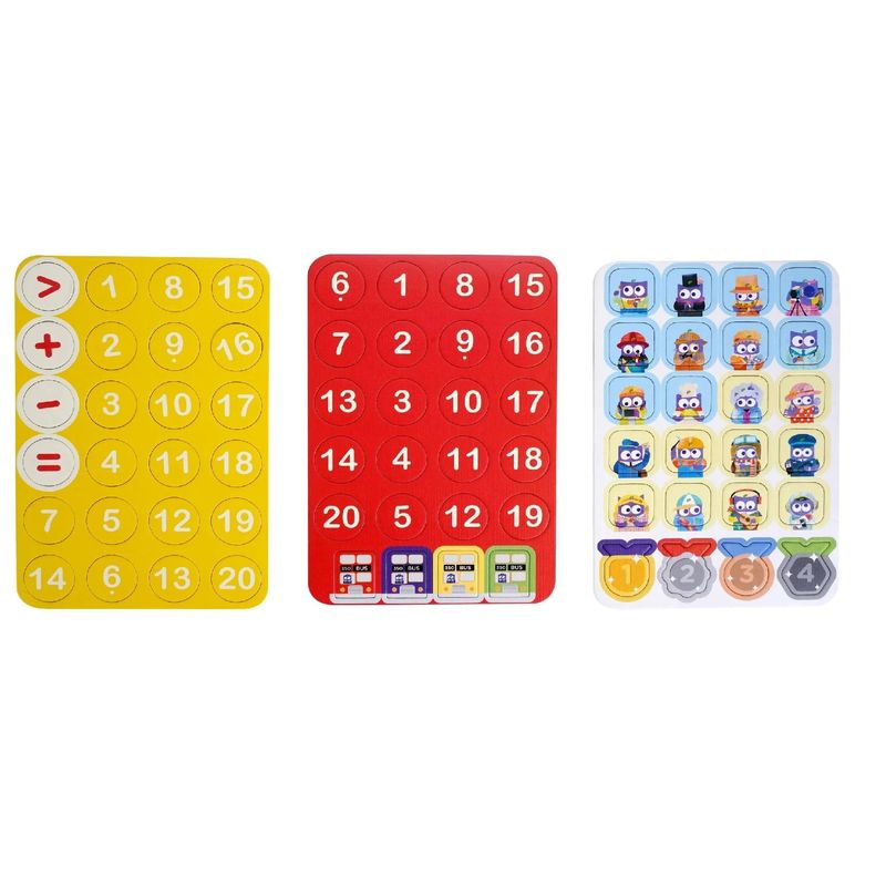 JUGANDO Y EDUCANDO - Juego Didáctico Autobús Matemático Para Niños