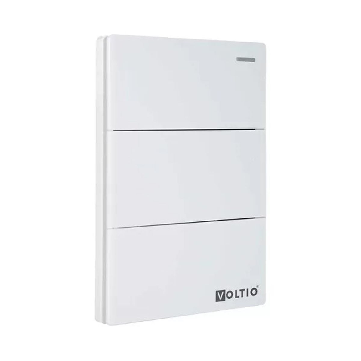VOLT - Interruptor De Lujo Triple Conmutable 10a 125v Linea Gemini Blanco