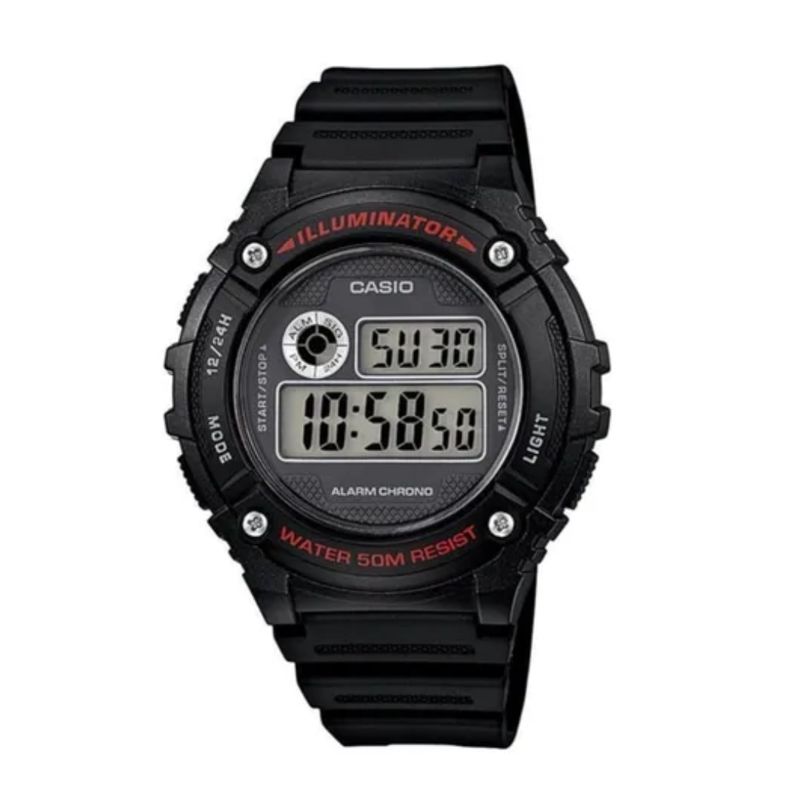 CASIO - Reloj Casio W-216H-1AV Diseño Deportivo
