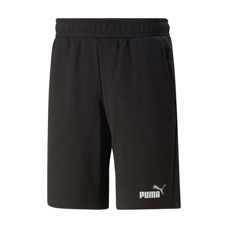 PUMA - Short Deportivo Marca Puma Ess+2 Col Original Negro Hombre