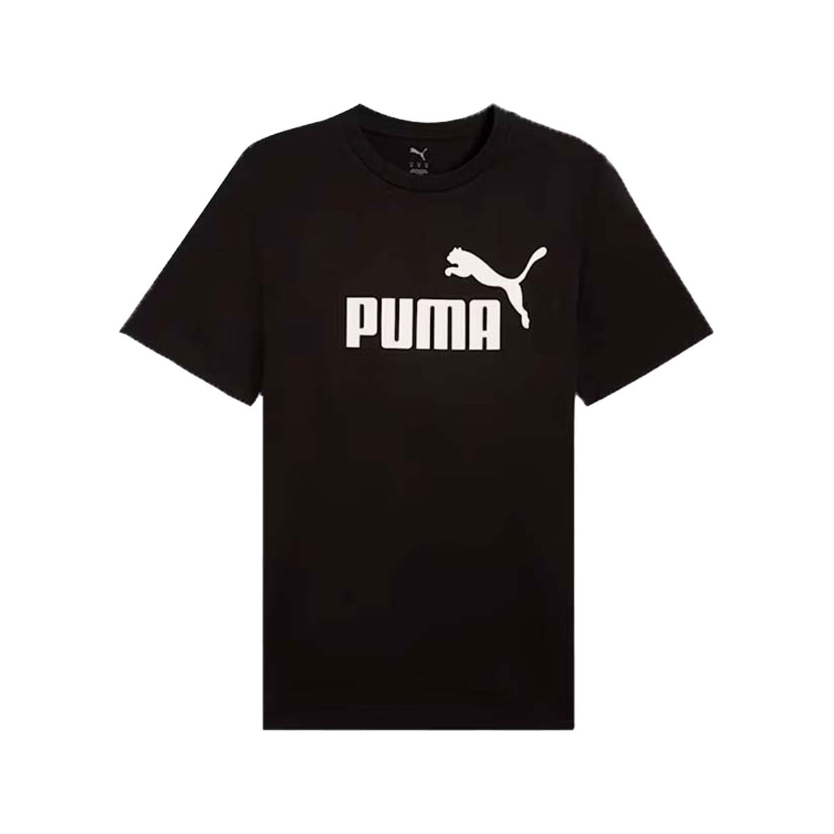 PUMA - Tshirt Camisa Marca Puma Ess Logo Tee Original Negro Hombre