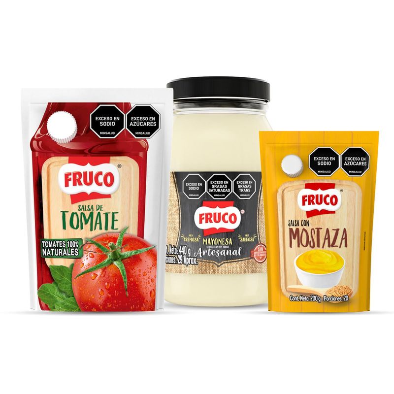 FRUCO - Tripack Surtido Salsas Fruco