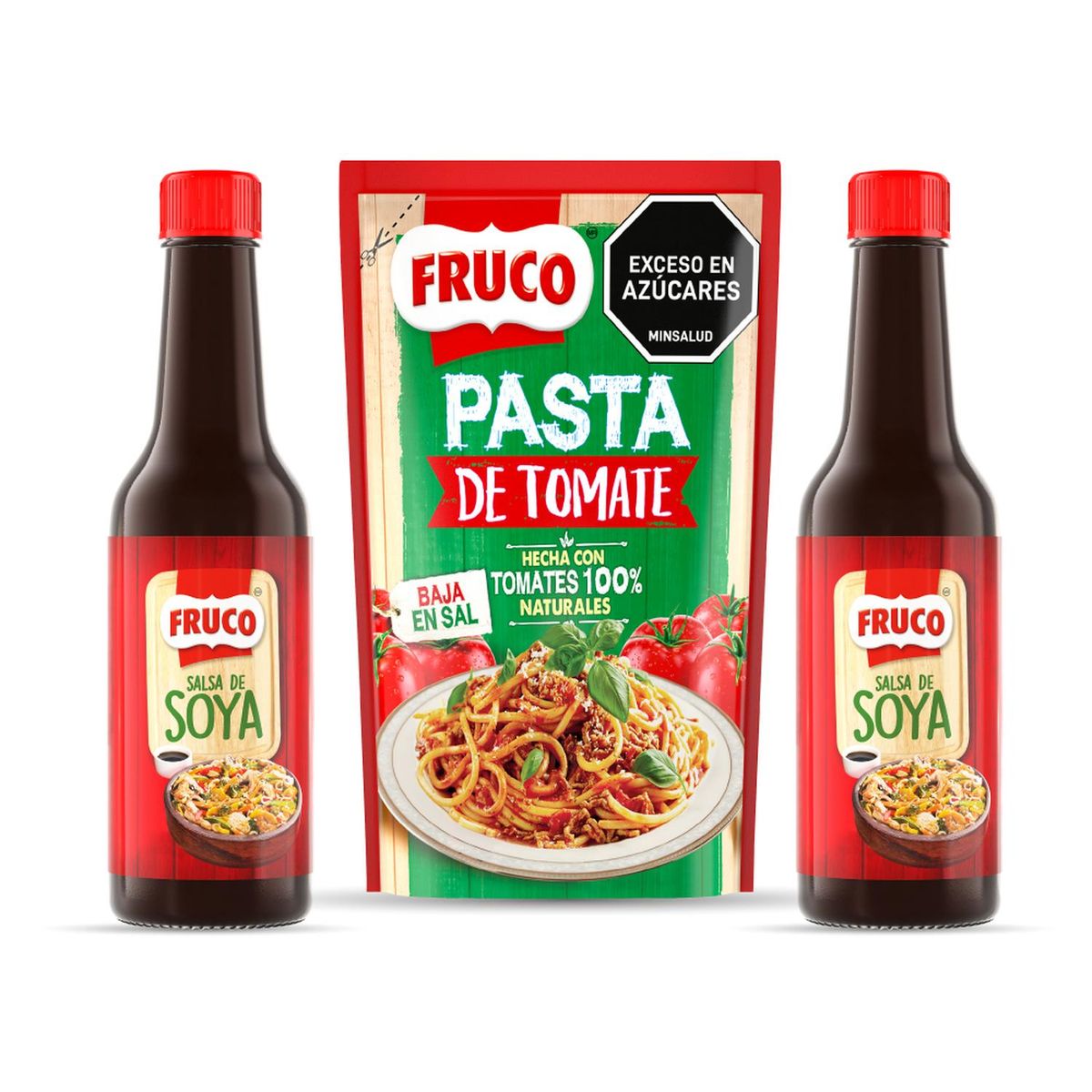 FRUCO - Salsa Soya X2 +Pasta de Tomate