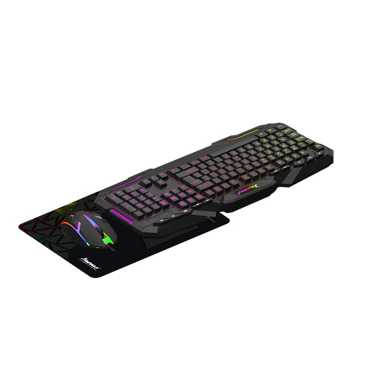 JANUS - Combo Gamer XTREME 3 en 1 - Teclado + Mouse RGB + Pad
