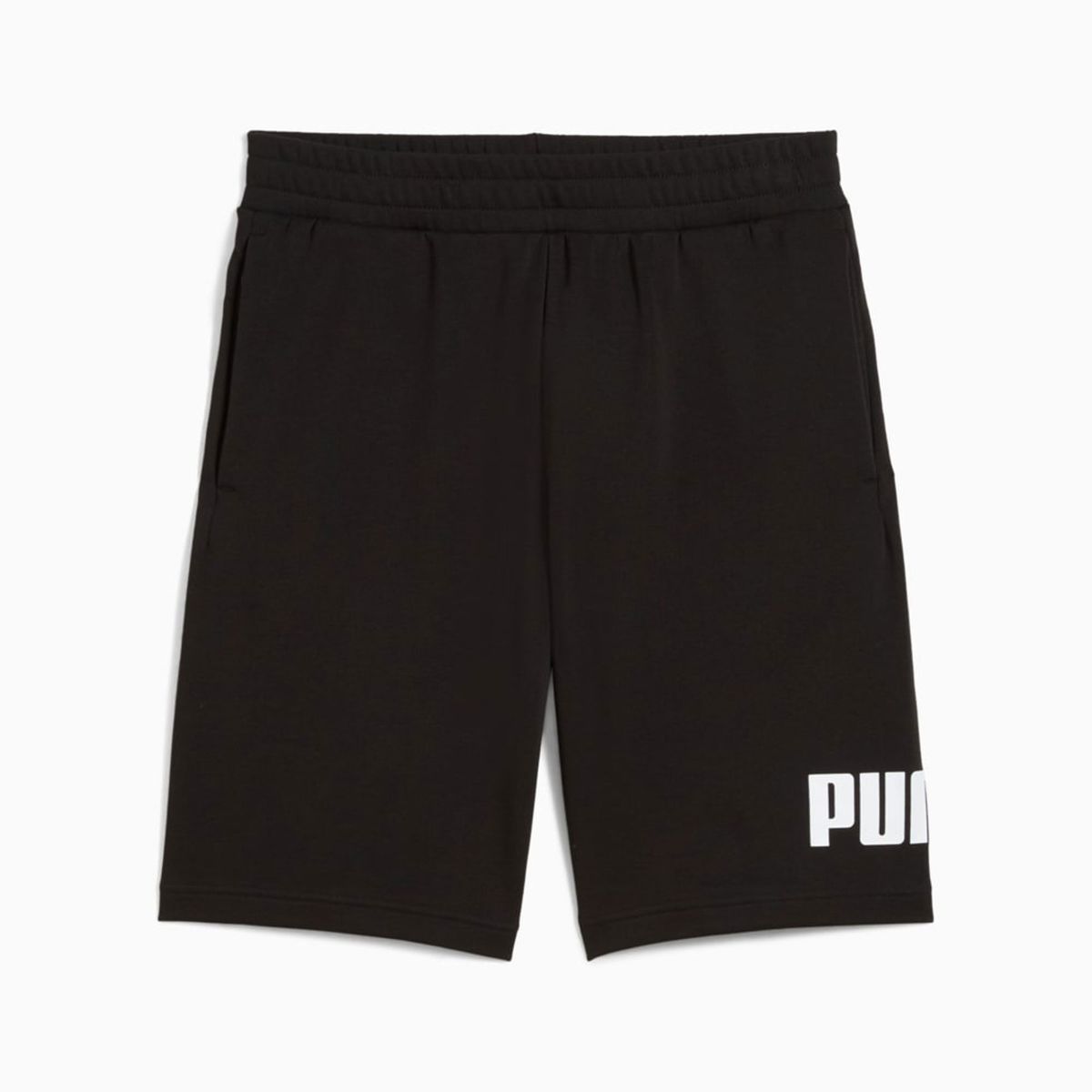 PUMA - Short Deportivo Puma Big Logo Original Negro Hombre