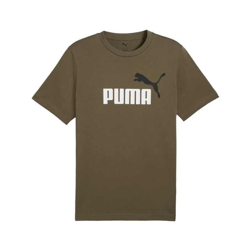 PUMA - Tshirt Camisa Marca Puma Ess 2 No 1 Original Café Hombre