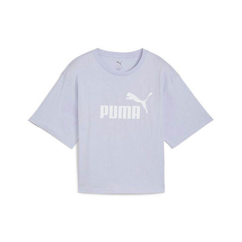 PUMA - Tshirt Camisa Marca Puma Cropped W Original Gris Mujer