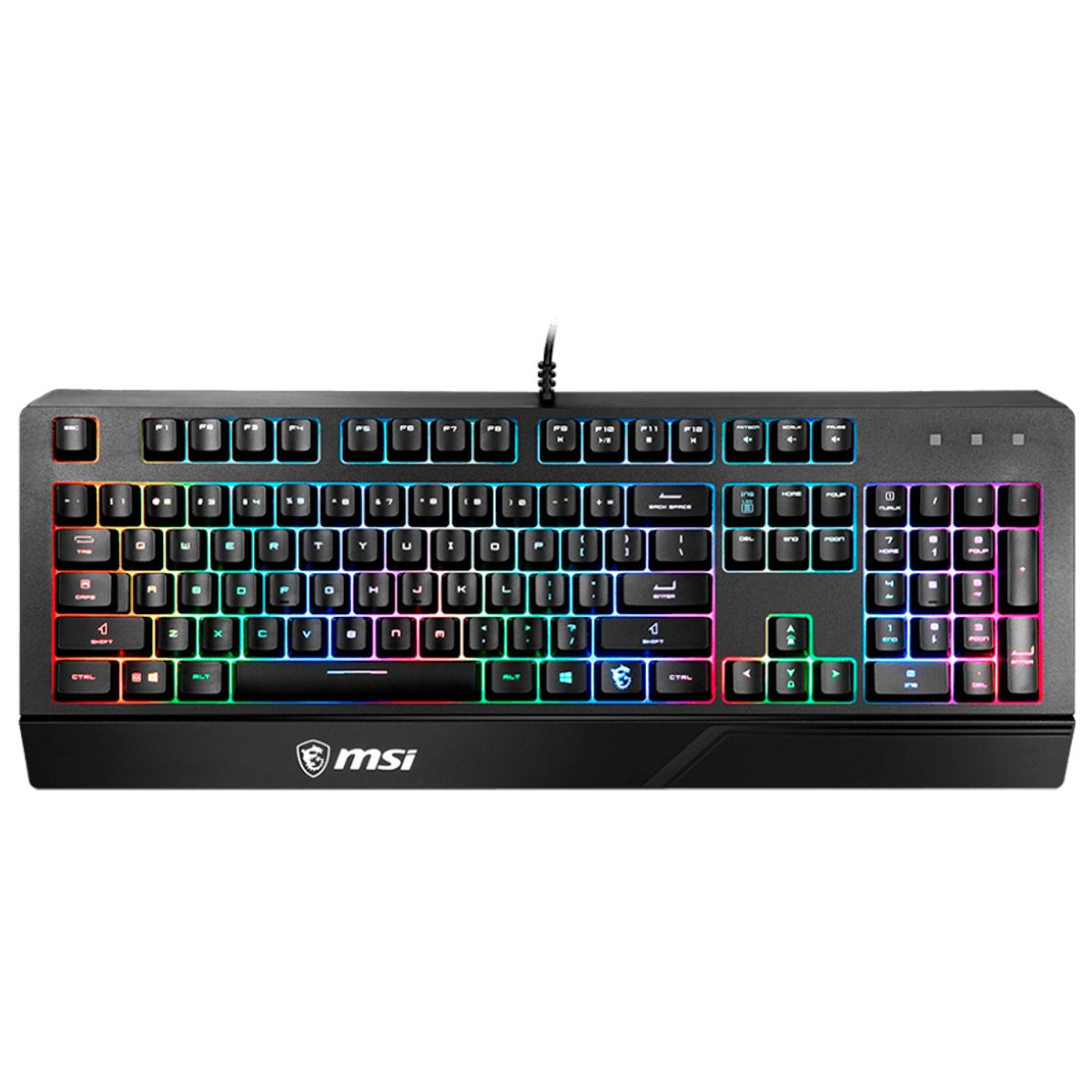 MSI - Teclado Gamer Msi Vigor Gk20 Negro Rgb