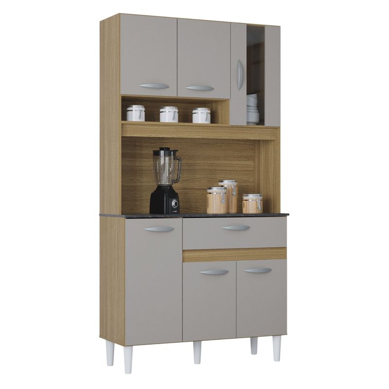 AKIVOY - Alacena Mueble Auxiliar Cocina Coral Damasco 90cm