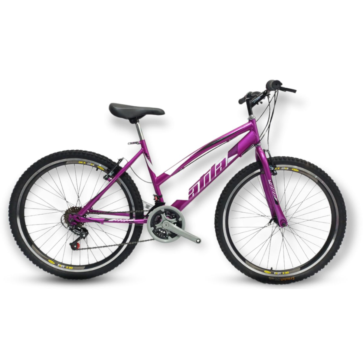 ATILA - Bicicleta para mujer 26 Rines en Aluminio 18 Cambios Fucsia