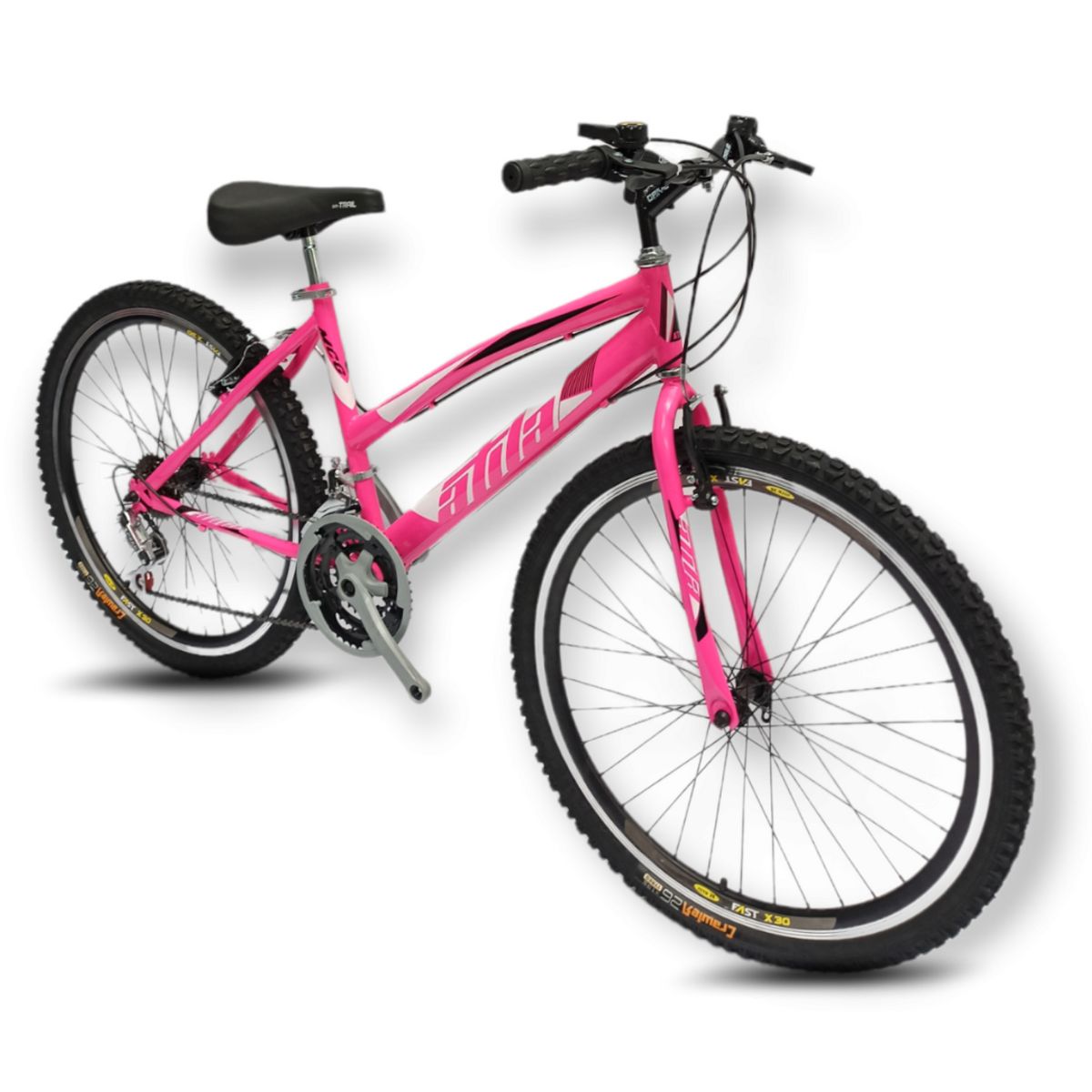 ATILA - Bicicleta para mujer 26 Rines en Aluminio 18 cambios rosa