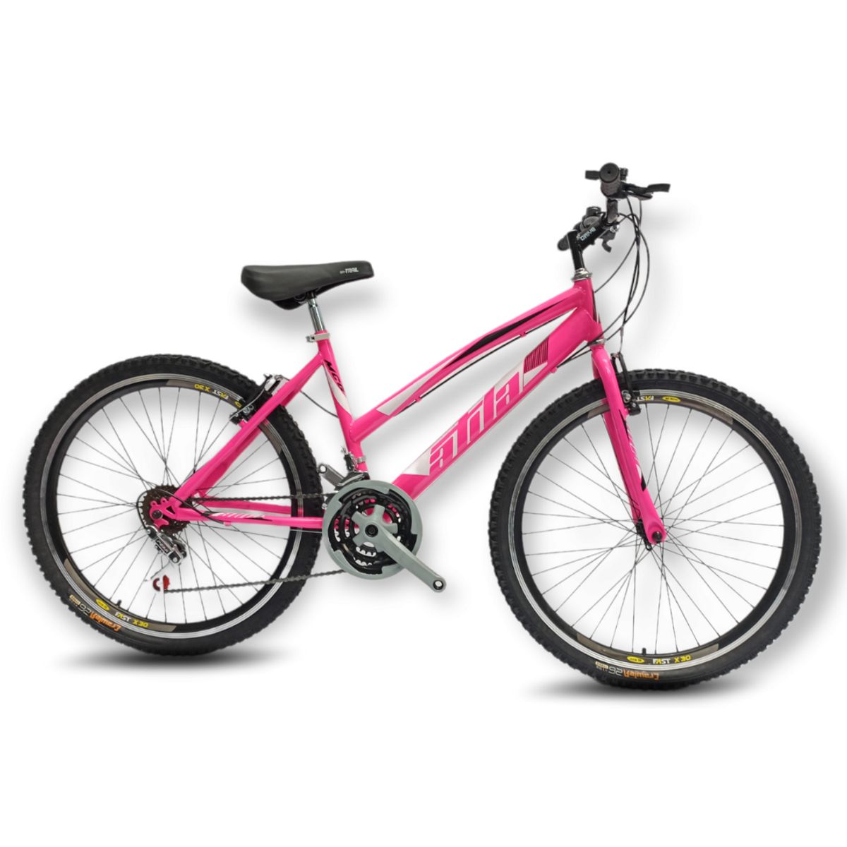 ATILA - Bicicleta para mujer 26 Rines en Aluminio 18 cambios rosa