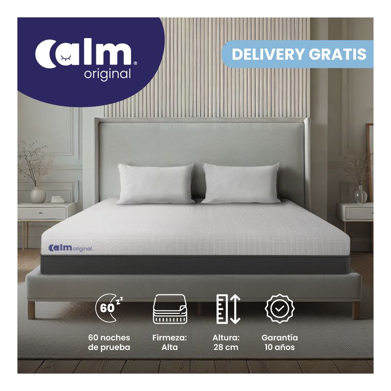 CALM - Colchón Calm Original Doble Ortopédico con Memory Foam