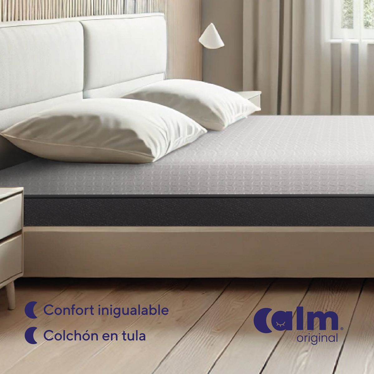 CALM - Colchón Calm Original King Ortopédico con Memory Foam
