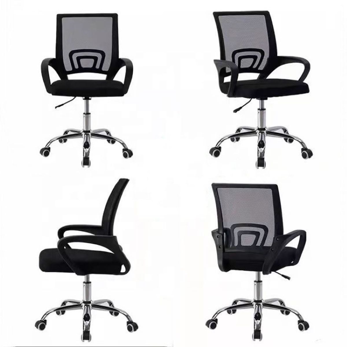 GENERICO - Silla Ergonomica Escritorio Ejecutiva Oficina Gerencia Cromada Espalda