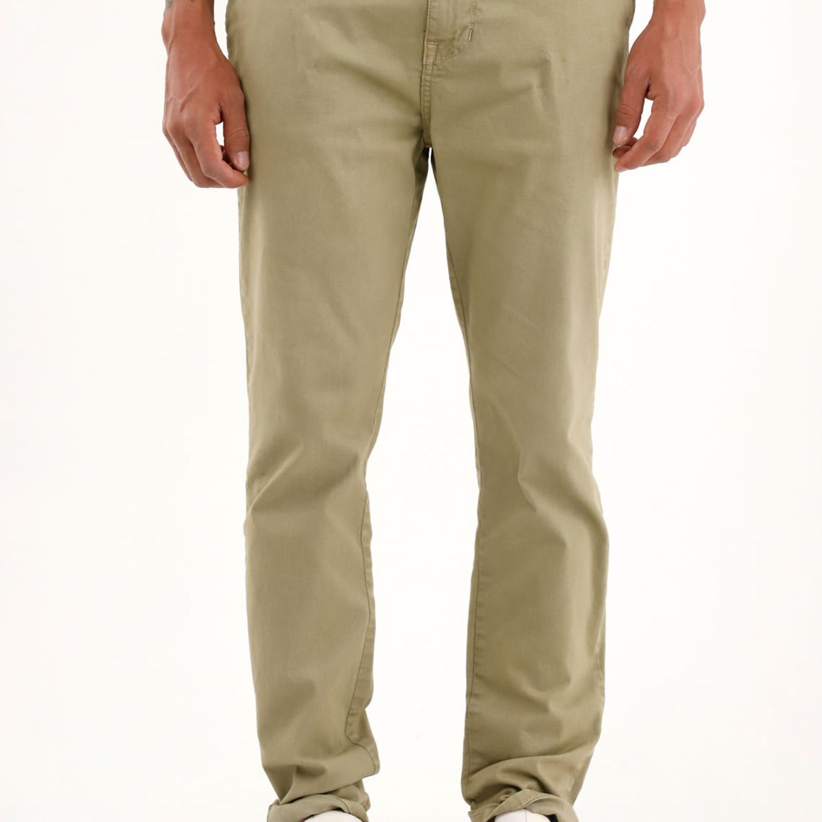 TENNIS - Pantalón tipo chino verde para hombre