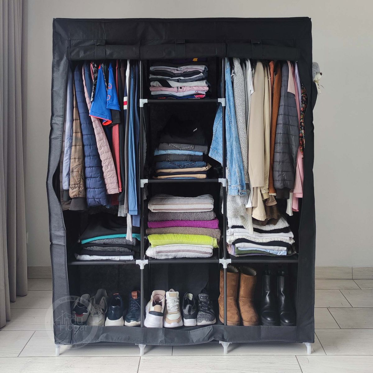 INDUHOGAR - Closet doble desarmable con forro marca induhogar