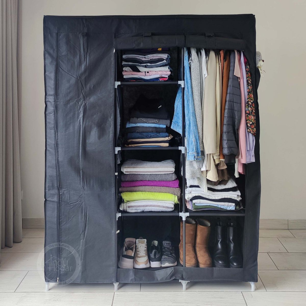 INDUHOGAR - Closet doble desarmable con forro marca induhogar